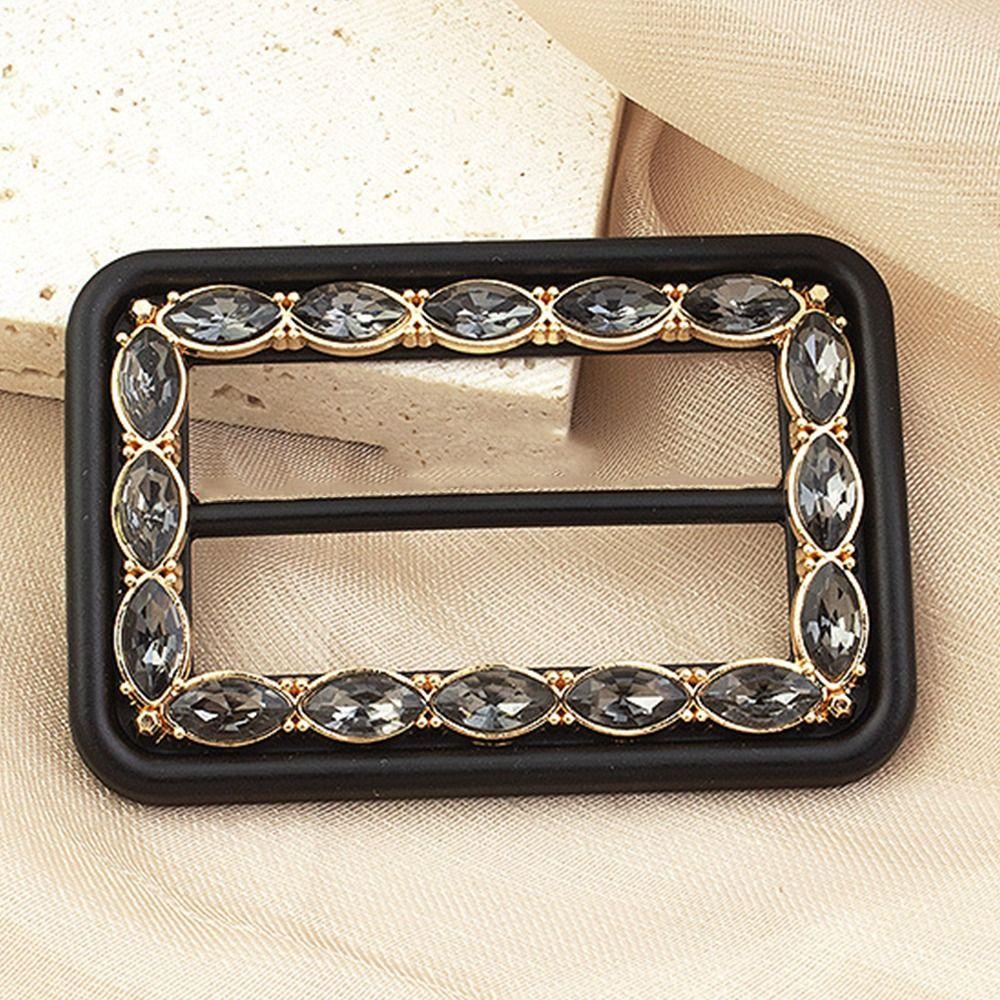 Waist Buckle Scarf Ring Corner Knotted Buttons Coat Adjustment Button Scarf Buckle Belt Button