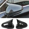 Carbon Fiber Look Rearview Side Mirror Cover Cap For Ford Mondeo Fusion 2013-20