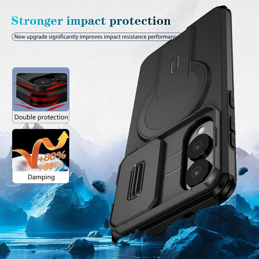 Роскошный бронированный магнитный чехол для Samsung Galaxy S25 Edge S26 S24 S23 S22 Plus Ultra FE A15 A26 Крышка с подставкой для объектива Беспроводная зарядка