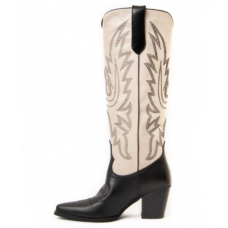 Bota De Tacón Para Mujer. Montevita Vaquera 96629