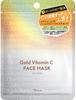 Soarsome Золотая VC Маска для Лица с Высоким Содержанием Золота и Человеческих Стволовых Клеток Уменьшает Дряблость и Улучшает Прозрачность (7 листов) - Экзосомы, Глутатион, С,