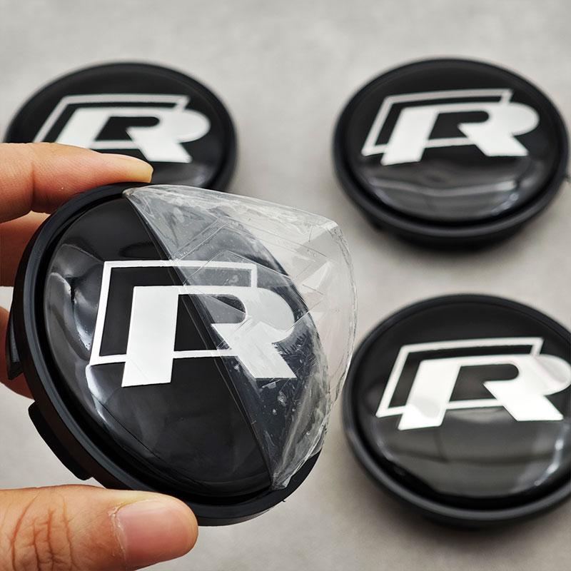 Для VW Volkswagen Jetta MK5 Golf 4 шт. 65 мм Красные Синие Центральные Колпачки Колес Автомобиля Для Volkswagen VW R GTI Golf 6 Passat CC Magotan Toura