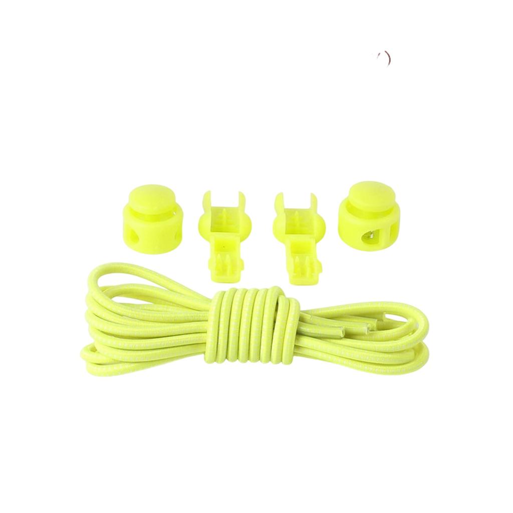 Elastic Shoelaces For Round Shoelaces Without Ties Stretching Lock Kids Adult Lazy Shoes Lace Accessories 1 Pair