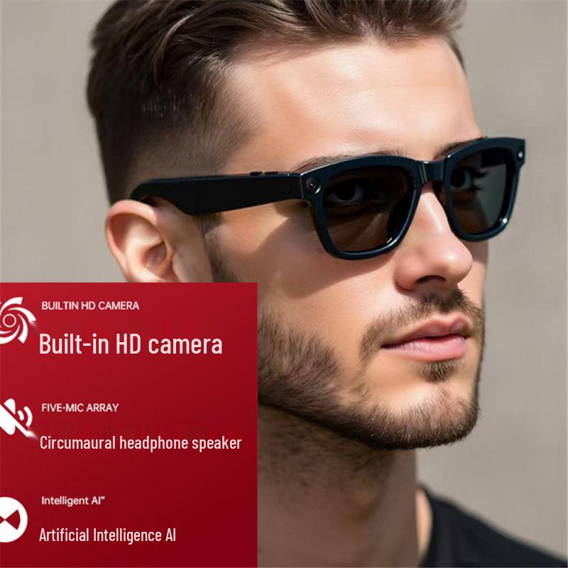 2026 AI Smart Glasses: HD Camera, Video Recording, Image Recognition & Translation