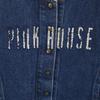 PINK HOUSE Без рукавов Джинсовый комбинезон Стирка синяя Женский Б/У