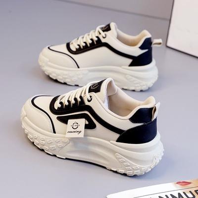 Обувь для папы, женская, новая, осенняя, женская обувь, увеличивающая рост, универсальные, кроссовки на маленькой платформе для женщин