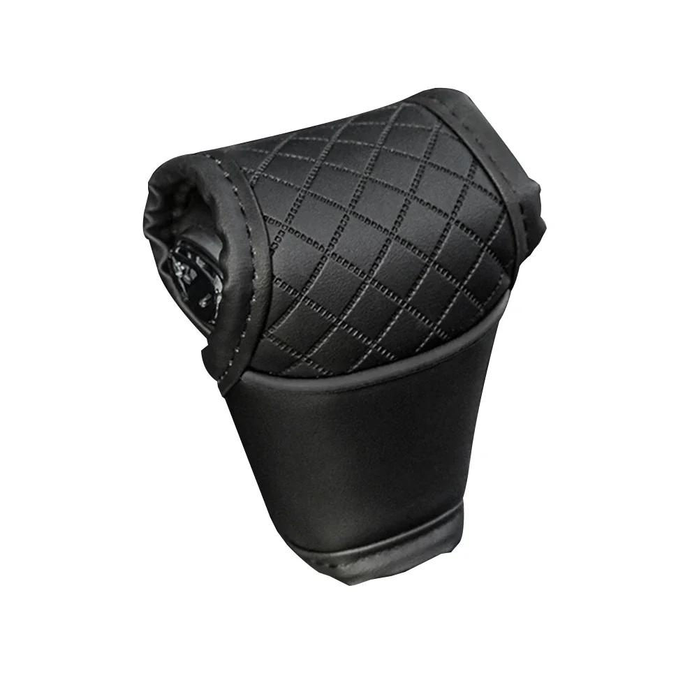 Чехол для рычага переключения передач автомобиля, чехол из искусственной кожи, защитный чехол для ручки переключения передач, защитный чехол для автоматической коробки передач