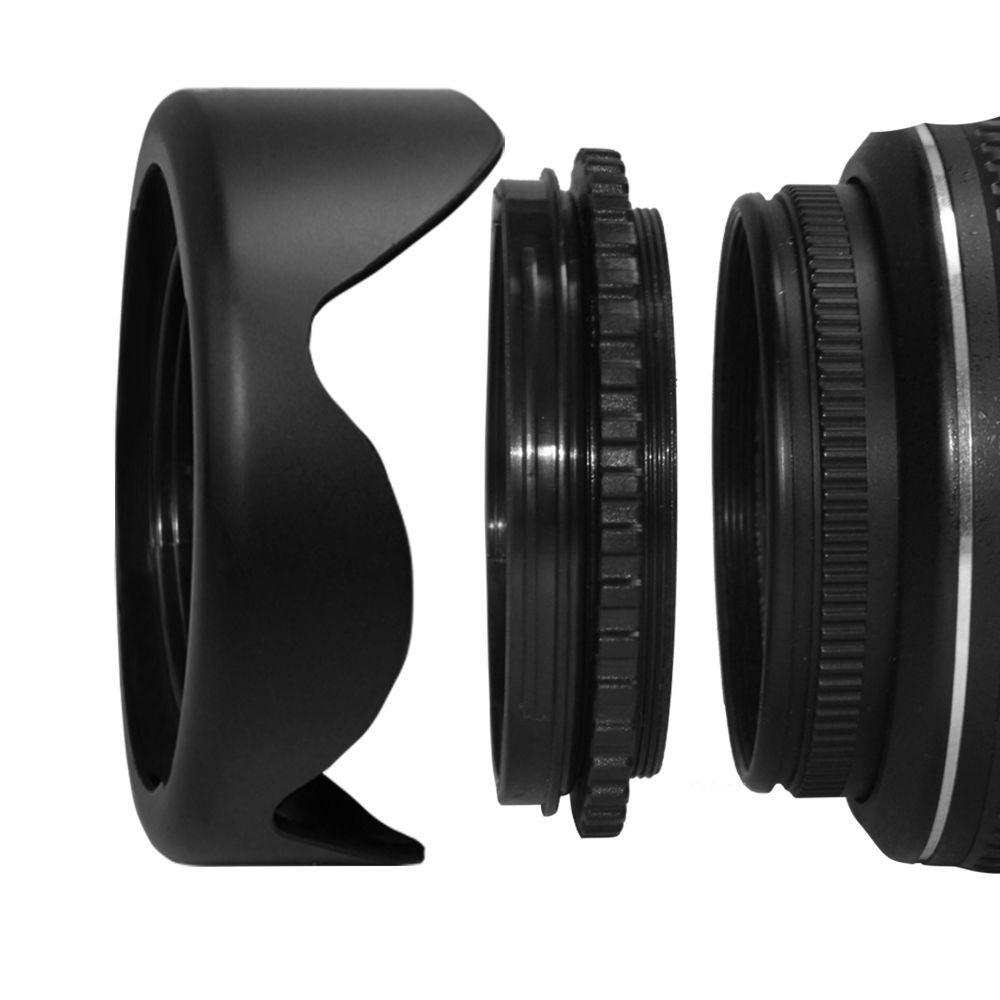 Reversible Flower Lens Hood Tulip Petal 49mm 52mm 58mm 55mm 62mm 67mm 72mm 77mm 82mm Camera Lente for Canon Nikon Sony DSLR