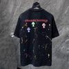 8965 CHROME HEARTS Лето 2026 Новая Высококачественная Хлопковая Свободная Футболка Большого Размера с Круглым Вырезом для Мужчин и Женщин Футболка для Пары