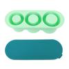Hollow Cylinder Ice Cube Tray Quick Release Silicone High Low Temperature Resistant with Lid 3 Hollow Cylinder Ice Cube