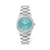 Women's Chronograph Watch Case Octagon Shape Glass Dial Stainless Steel Band Clasp Water Resistant 30m