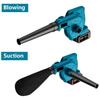 Cordless Portable Electric Air Blower 2 In 1 Blowing & Suction Leaf Blower Dust Collector Household Vacuum Cleanner