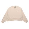 Logo Loose Round Neck Pullover Sweatshirt Women Tops Off-White CK0168-140