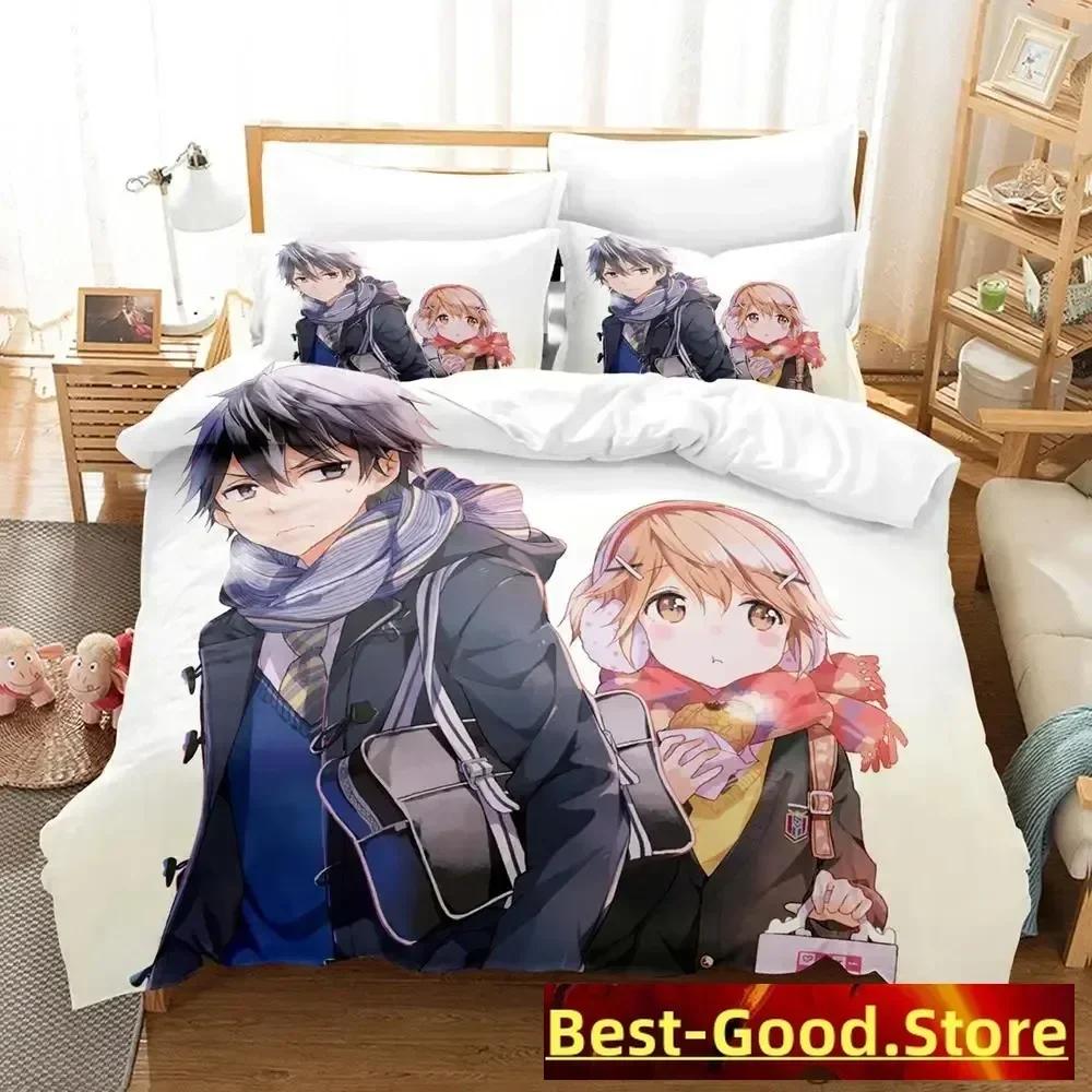 Masamune Kun No Revenge Постельный комплект Односпальный Полуторный Двуспальный Кингсайз Комплект для кровати Взрослый Детский Спальня Аниме Кровать Комплекты пододеяльников