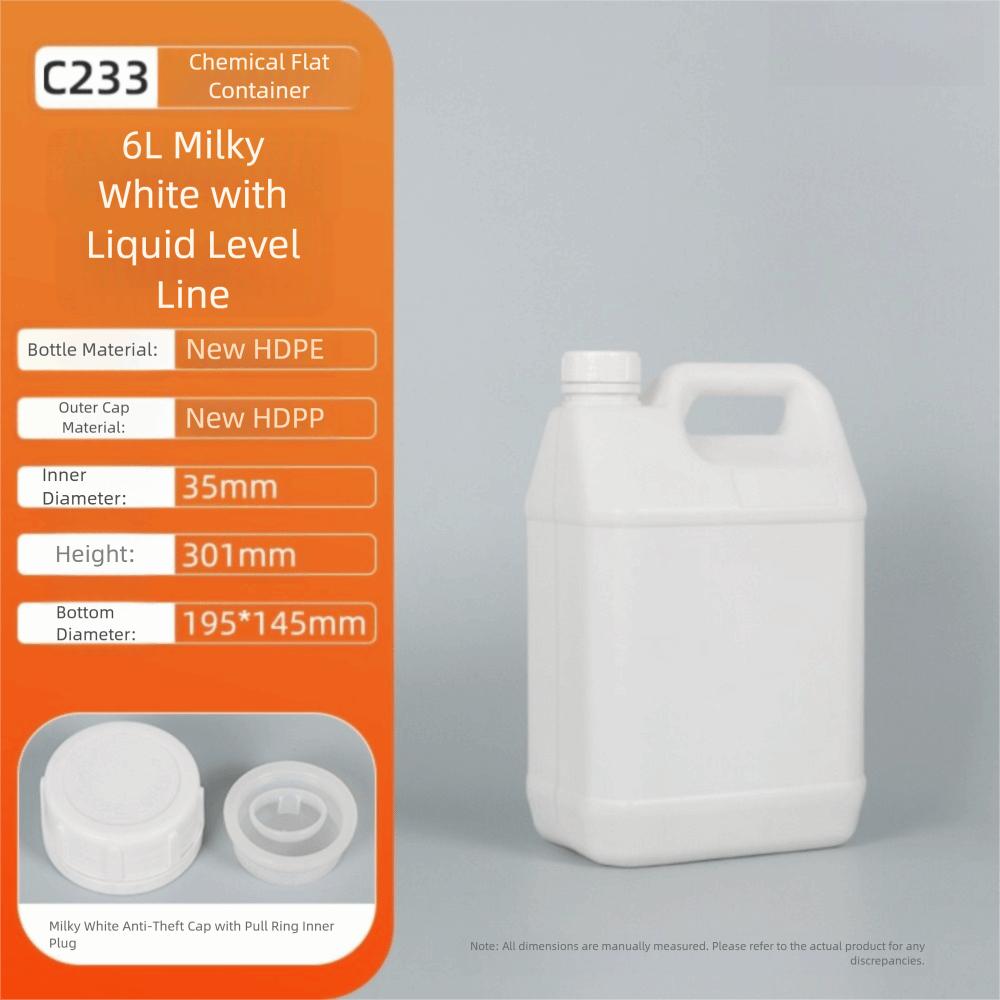 1/2/3/4/5/6/10 л Ведро из ПНД пищевого класса Канистра для масла Многоцелевая пластиковая герметичная бутылка Йогурт