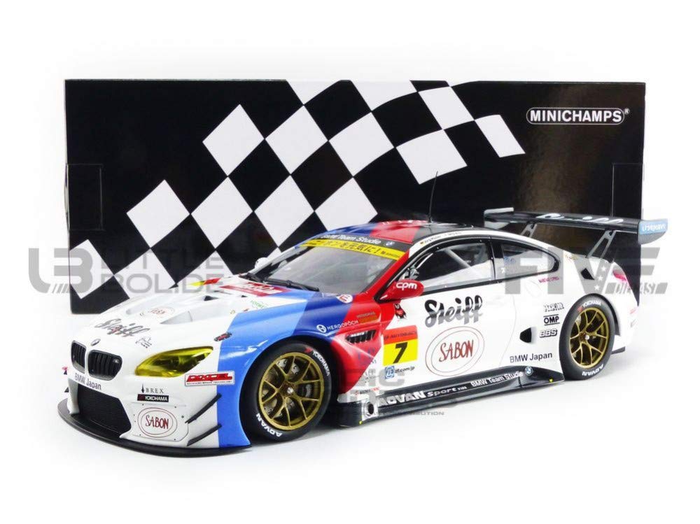 Minichamps Scale BMW M6 GT3 2016 Super GT Championship Ara 1/18 #7 J. Muller/Seiji