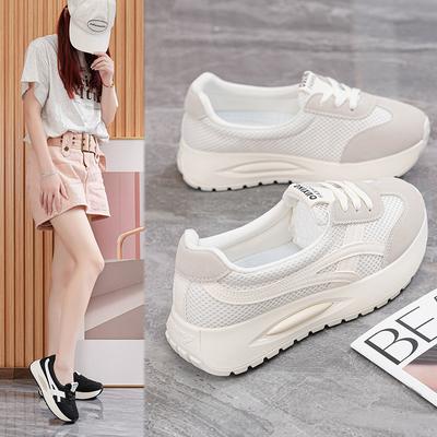 Женские кроссовки осень новые кроссовки папы дышащие женские туфли платформа повседневная обувь