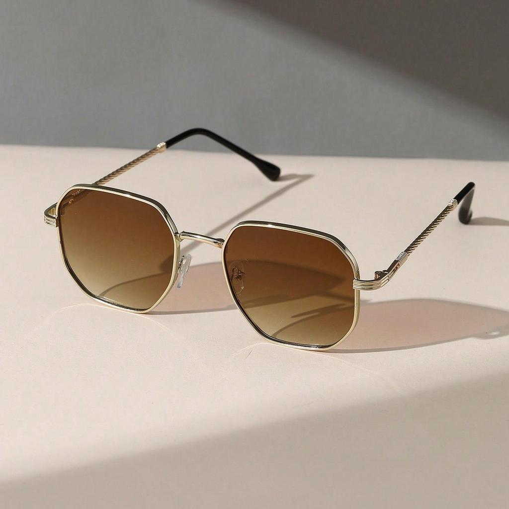 1/2 шт. Модные солнцезащитные очки унисекс в классической геометрической оправе для повседневной школьной жизни, офисной одежды, аксессуаров.