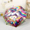 Unicorn Cosmic Spiral Automatic Umbrella Sturdy 8-Rib Shaft Sturdy Construction All-Season Travel Outdoor Accessory