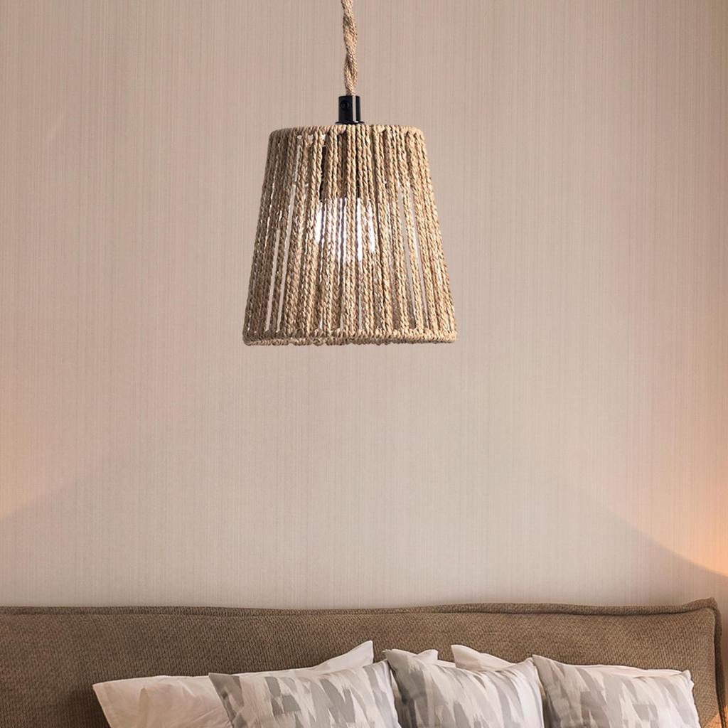 Крышка потолочного светильника, подвесной абажур, абажур из веревки для прикроватной кухни в доме