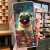Love Pugs Cute Dog Cover Phone Case For Samsung Galaxy A12 A22 A32 A52 A72 A02S Phone Case Note 20 Ultra 10 S10 Plus A51 A71 A50