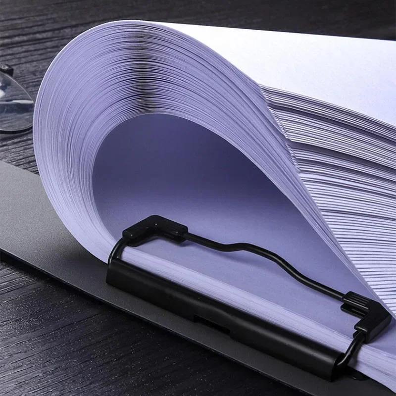 Новая папка-планшет формата А4, блокнот для записей, доска с зажимами, двойные зажимы, органайзер для школьных и офисных канцелярских принадлежностей