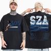 2023 Новый музыкальный альбом SOS SZA Графическая футболка Унисекс Женская мода Винтажные футболки Хип-хоп Футболка в стиле Харадзюку Уличная одежда с коротким рукавом