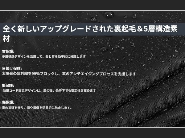 X AUTOHAUX Nissan Совместимо с Nissan Leaf Чехол для кузова Хлопок Spunlace Новая водонепроницаемая структура ткани Матовая подкладка Защита окрашенной поверхности