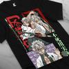 Summer Anime Printed T-shirt Men's Women's Japanese Cartoon T-shirt Casual Overszied Y2k Heavy Cotton Hip Hop Men's Clothing Tee