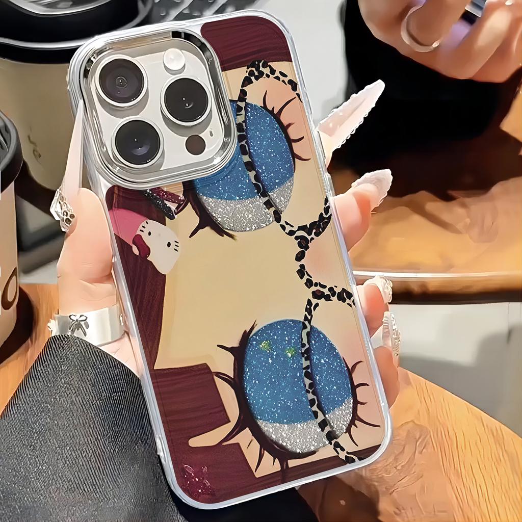Cute Big Eyes Girl Phone Case for Vivo Y400 Y39 Y29 Y04 Y38 Y28 Y19S Y03 Y78 Y36 Y17S Y100 Y75 Y22S Y02 4G 5G Clear Soft Cover