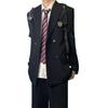 COSSA Gakuran Cosplay High School Uniform Leather for High School and Junior High School Perfect for Entrance and Graduation Ceremonies Men's Uniform,
