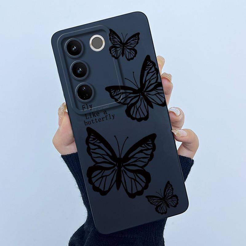 Чехол для Vivo V27 (В2231) V27 Pro (V2230) V27e (V2237) Чехол для телефона VivoV27 V 27e 27Pro 5G Силиконовый Милый Сладкий Печатный Чехол