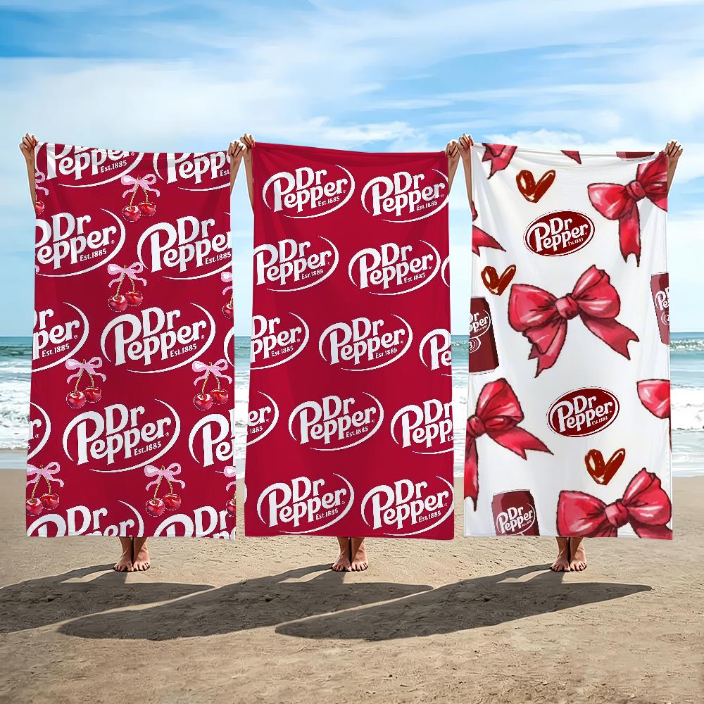 Бренд D-Dr Pepper Полотенце Пляжное Полотенце Дорожное Легкое Приятное для Кожи Для Бассейна Пляжа Кемпинга Круиза Лето