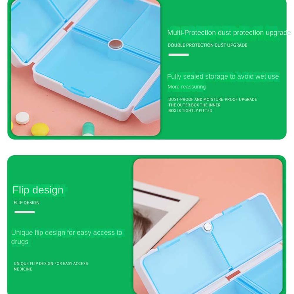 7 сеток органайзер для таблеток чехол магнитный чехол для таблеток еженедельная таблетка магнитная таблетка коробка для таблеток на открытом воздухе