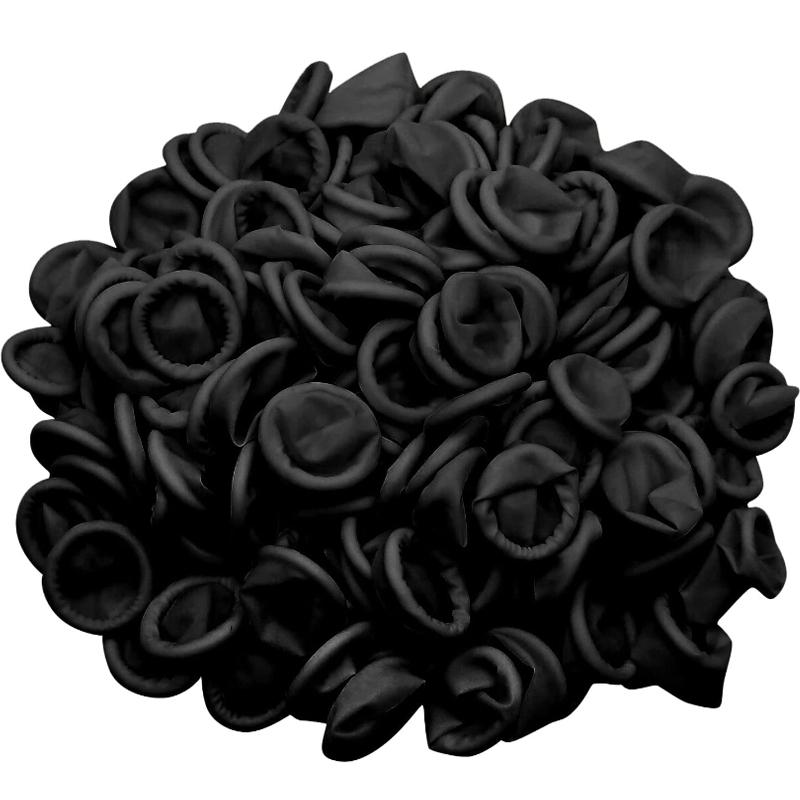 100-300 шт одноразовые защитные перчатки для кончиков пальцев из натурального каучука, нескользящие, антистатичные, латексные напальчники, прочный инструмент