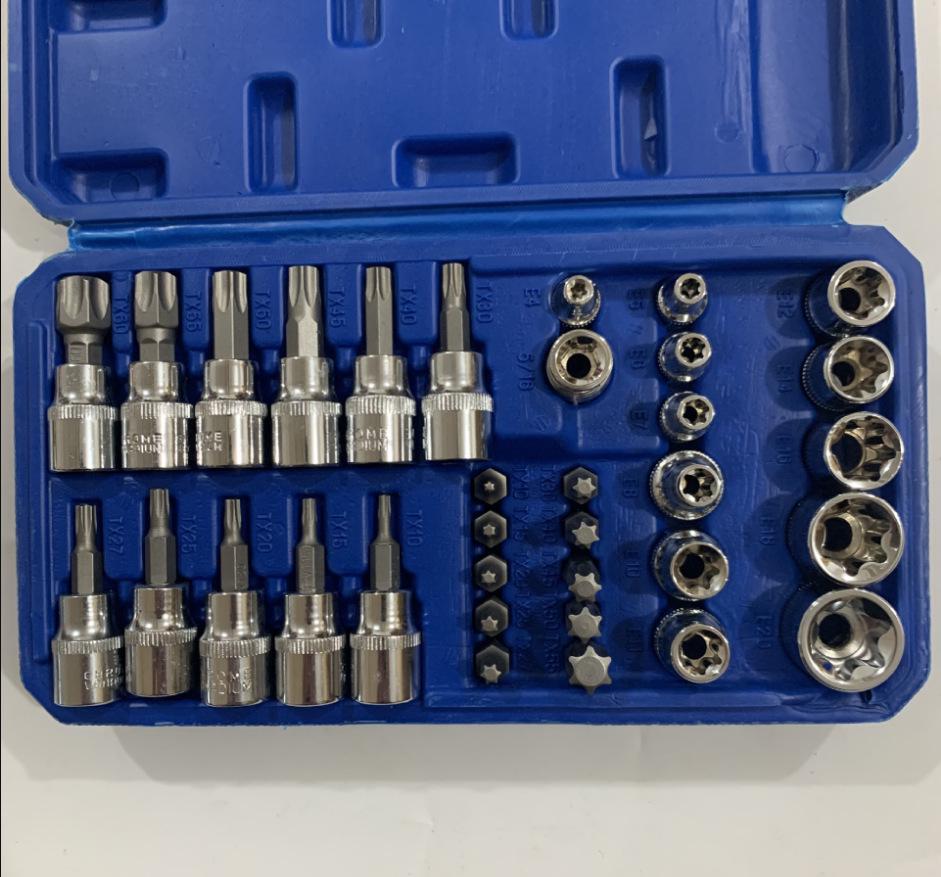 Набор из 14 экстракторов гаек и винтов для поврежденных и некомплектных крепежей