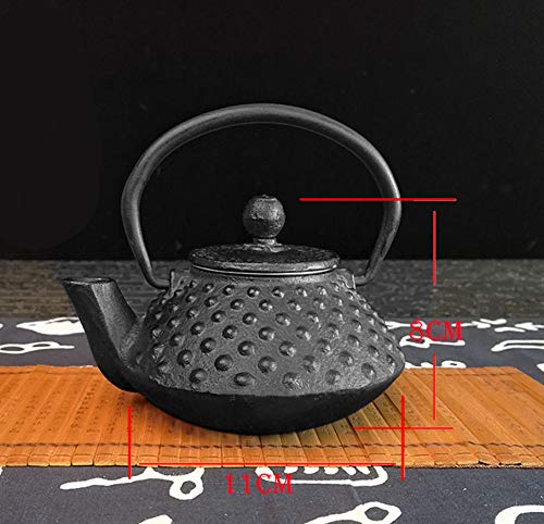 Hwagui Iron Kettle Iron Replenishment IH Compatible Teapot Direct Fire Kettle IH Hail 300ml