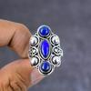 Lapis Lazuli Handmade 925 Sterling Silver Jewelry Ring Size 11 Gift For Her V1j29