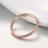 Glitter Matte Slim Band Titanium Steel Finger Ring Bridal Wedding Jewelry Gift