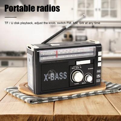 1 комплект радиоприемника с подсветкой, 5 В постоянного тока TF/U, воспроизведение дисков, Bluetooth-совместимая вилка европейского стандарта, трехдиапазонное радио AM/FM/SW для дома