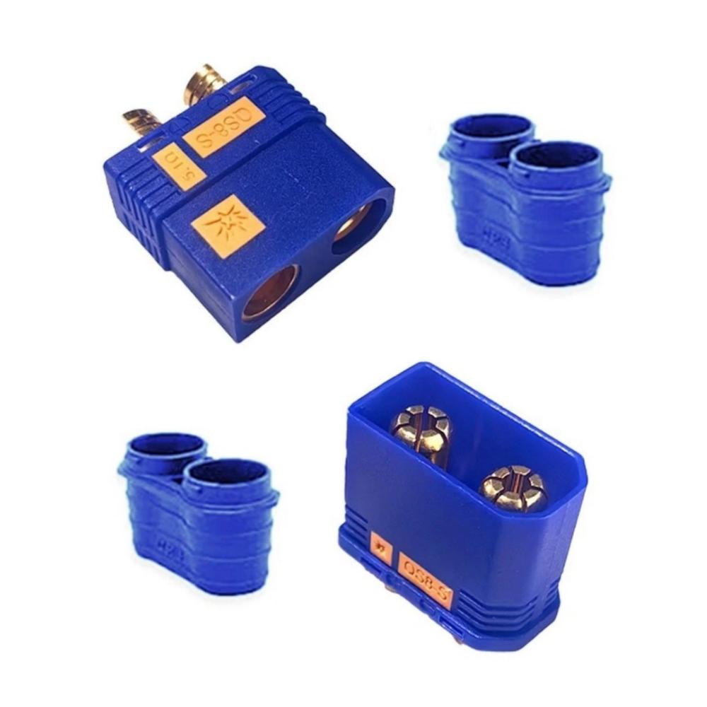 Anti Spark QS8-S Connector Gold Plated RC Accessories New QS8P-S Battery Plug  for RC Model Car