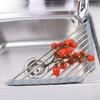 Triangle Roll-Up Dish Drying Rack Foldable Stainless Steel Over Sink Organizer Space Saving Kitchen Sink Corner Drainer Storage Shelf Holder