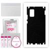 apgo Protective Skin Sticker for the Back+sides Compatible with Samsung Galaxy F02s, Full Wrap Film, Foil, Vinyl - Pattern Matte Black