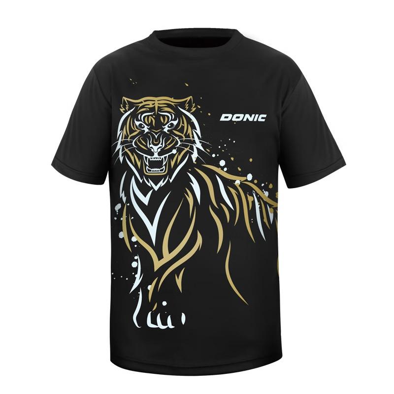 DONIC Футболка для настольного тенниса с круглым вырезом, быстросохнущая спортивная футболка, дышащая футболка с коротким рукавом, рубашка для пинг-понга, мужская и женская одежда y2k