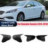 Для Hyundai Sonata 2015 2016 2017 2018 ABS Накладка на боковое зеркало заднего вида автомобиля, Колпачок крыла, Накладка на дверь, Внешний вид, Клейкая наклейка