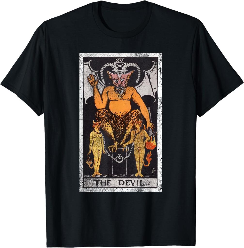 The Devil Tarot Card Shirt Vintage Design T-Shirt
