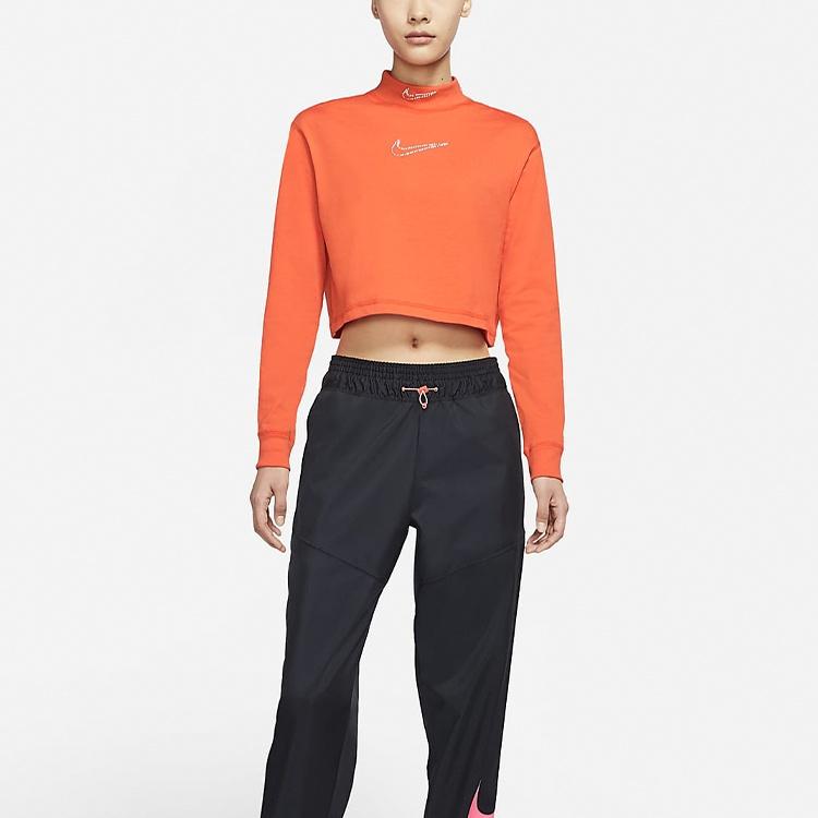 (WMNS) Nike Sportswear Short Sports T-Shirt 'Orange' Women's CZ4421-891