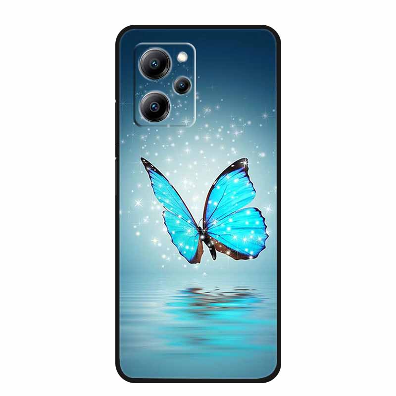Чехол для Xiaomi Poco X5 Pro Животные Мягкий Силикон ТПУ Чехлы для Телефона Задняя Крышка для Poco X5 5G Модный Защитный Ударопрочный Fundas