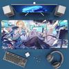 Wuthering Waves LuukHerssen Mousepad overlock offices Gaming keyboard Mouse Pad Anime Rubber HD Printing xmm XXL Desk Mat