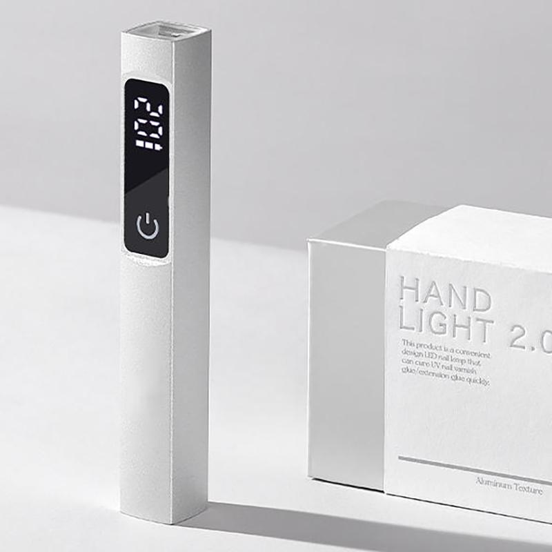 Ручная УФ-светодиодная лампа для ногтей, портативная мини-сушилка для ногтей для отверждения геля для ногтей, маникюрный фонарик с зарядкой через USB
